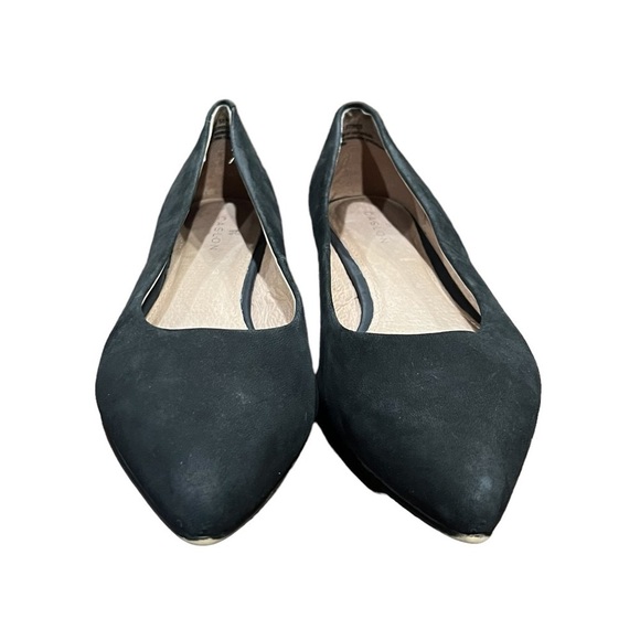 Caslon Black Suede Pointed Toe Flats Size 6 Women’s - Picture 3 of 8
